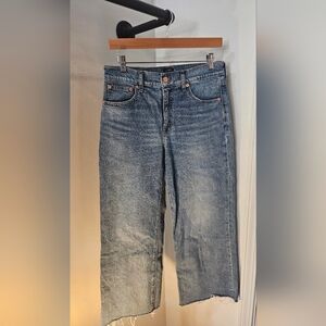 J. Crew Wide Leg Crop Jeans